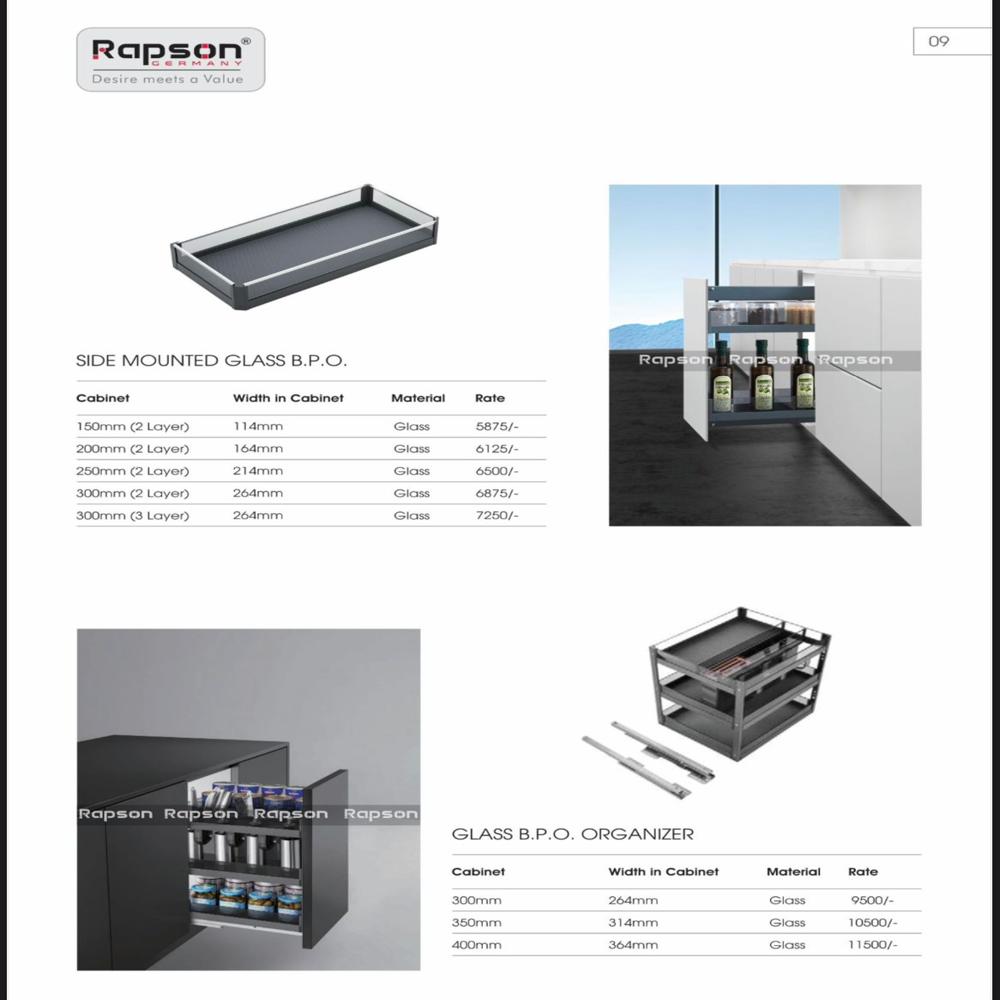 Glass pantry premium