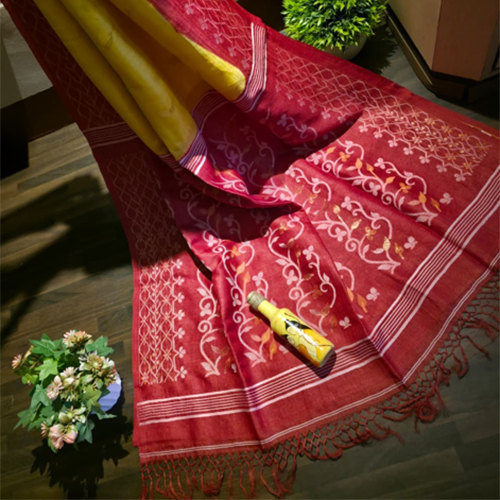 Gachhi Tussar Saree