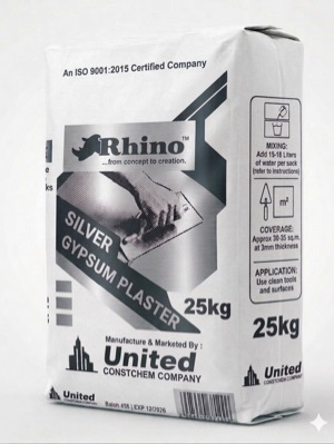 25KG Silver Gypsum Plaster