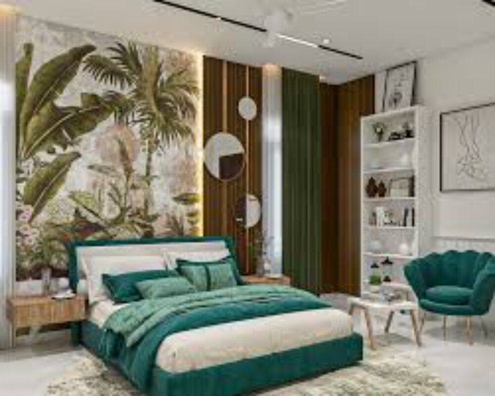 Bedroom Wallpaper - Size: Customized