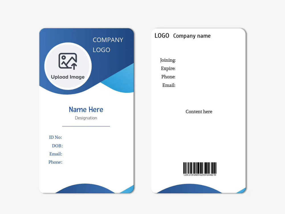 Id Card Printing Services - Pvc, Cr80 | Dye-sublimation Printing, Polyester Lanyard 90cm, Ideal For Employee Ids, Student Ids, Access Control, Event Badges, Bulk Packaging