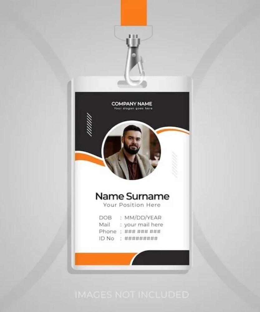 Id Card Printing Services - Pvc, Cr80 | Dye-sublimation Printing, Polyester Lanyard 90cm, Ideal For Employee Ids, Student Ids, Access Control, Event Badges, Bulk Packaging