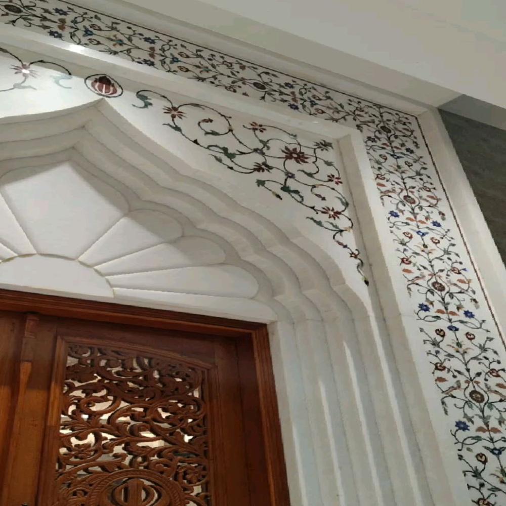 Marble inlay Wall mehrab Aarch