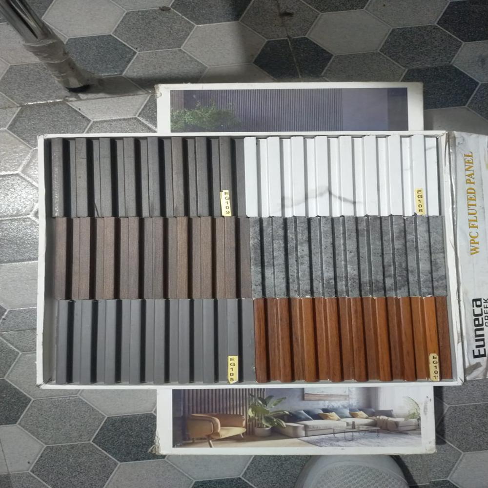 WPC Louver Panel, wall and ceiling design imported interior product 