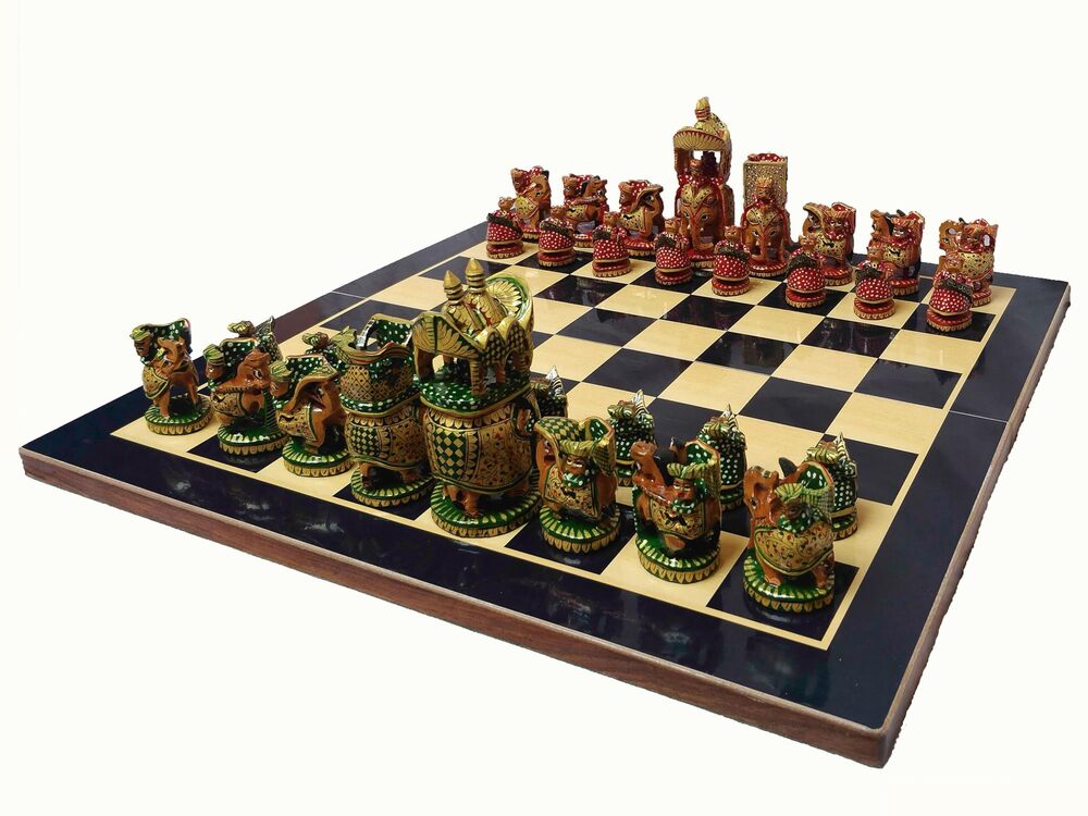 Fancy Wooden Chess - Age Group: Above 8 Year Old