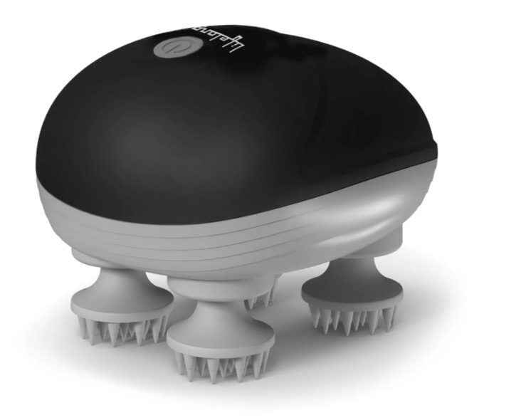 LLM603 Lifelong Rechargeable Scalp Massager (Black)