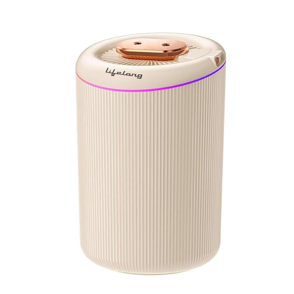 Lifelong 4.5L Ultrasonic Humidifier for Bedroom, Living Room & Office | Cool & Warm Mist, USB Type-C (LLRH45)