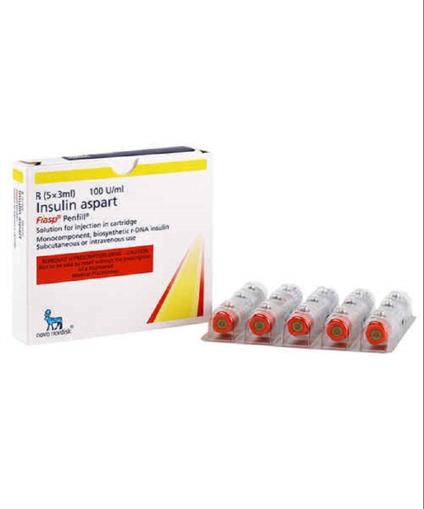 Novorapid & Fiasp Insulin Aspart Injection , Prescription, Treatment: Type 1 And Type 2 Diabetes