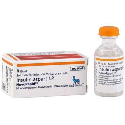 Novorapid & Fiasp Insulin Aspart Injection , Prescription, Treatment: Type 1 And Type 2 Diabetes
