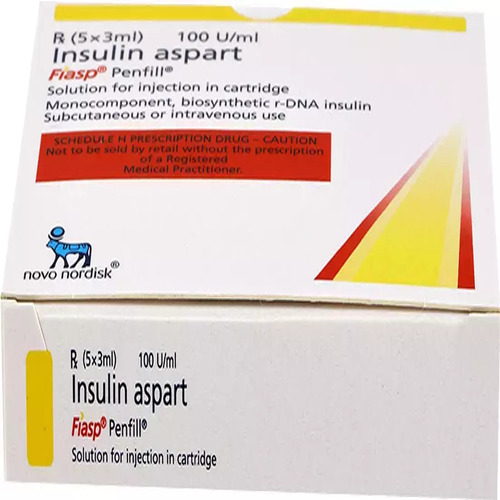 Novorapid & Fiasp Insulin Aspart Injection , Prescription, Treatment: Type 1 And Type 2 Diabetes