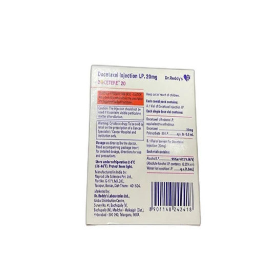 Docetaxel injection 20 mg