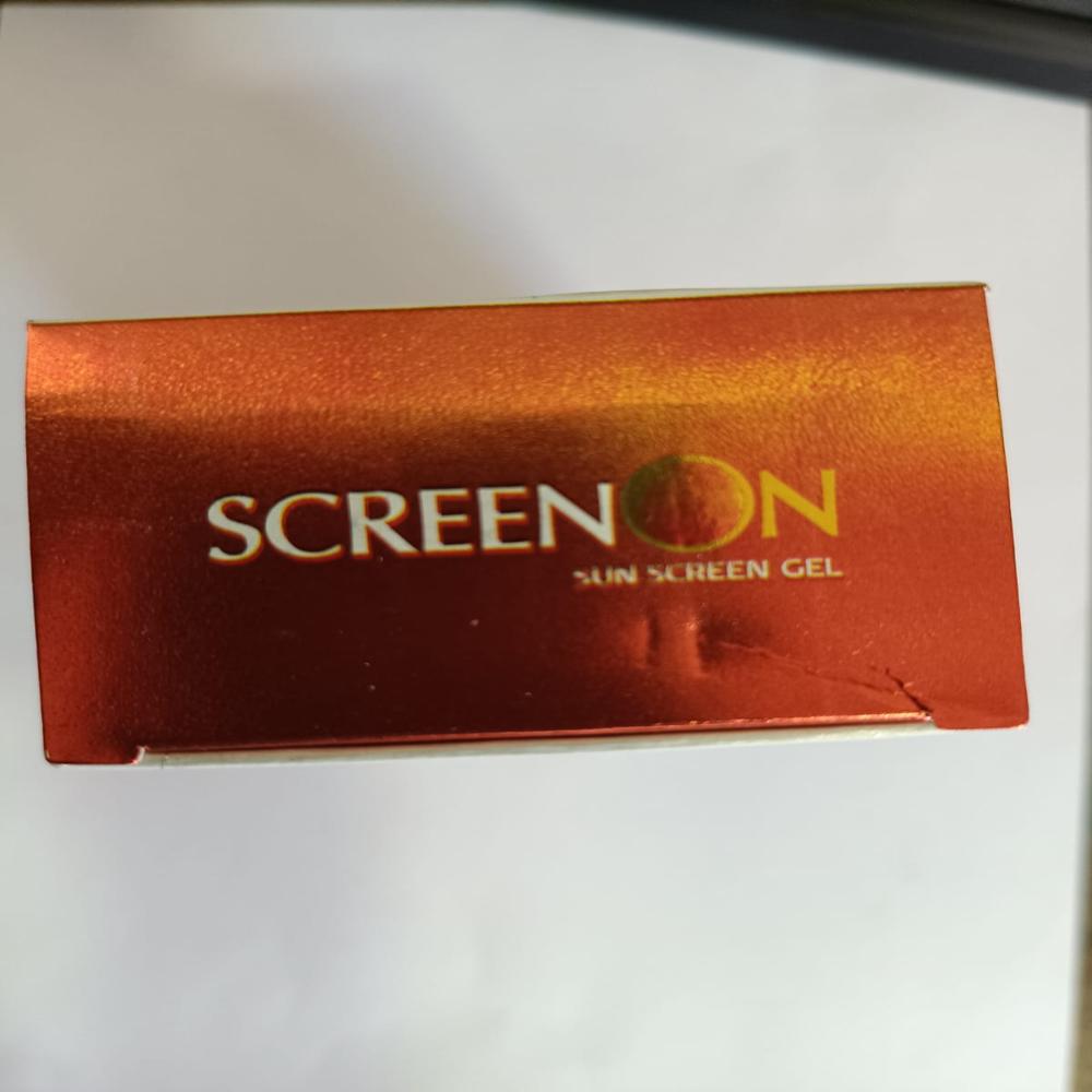 Transparent Screen On Sun Screen Gel