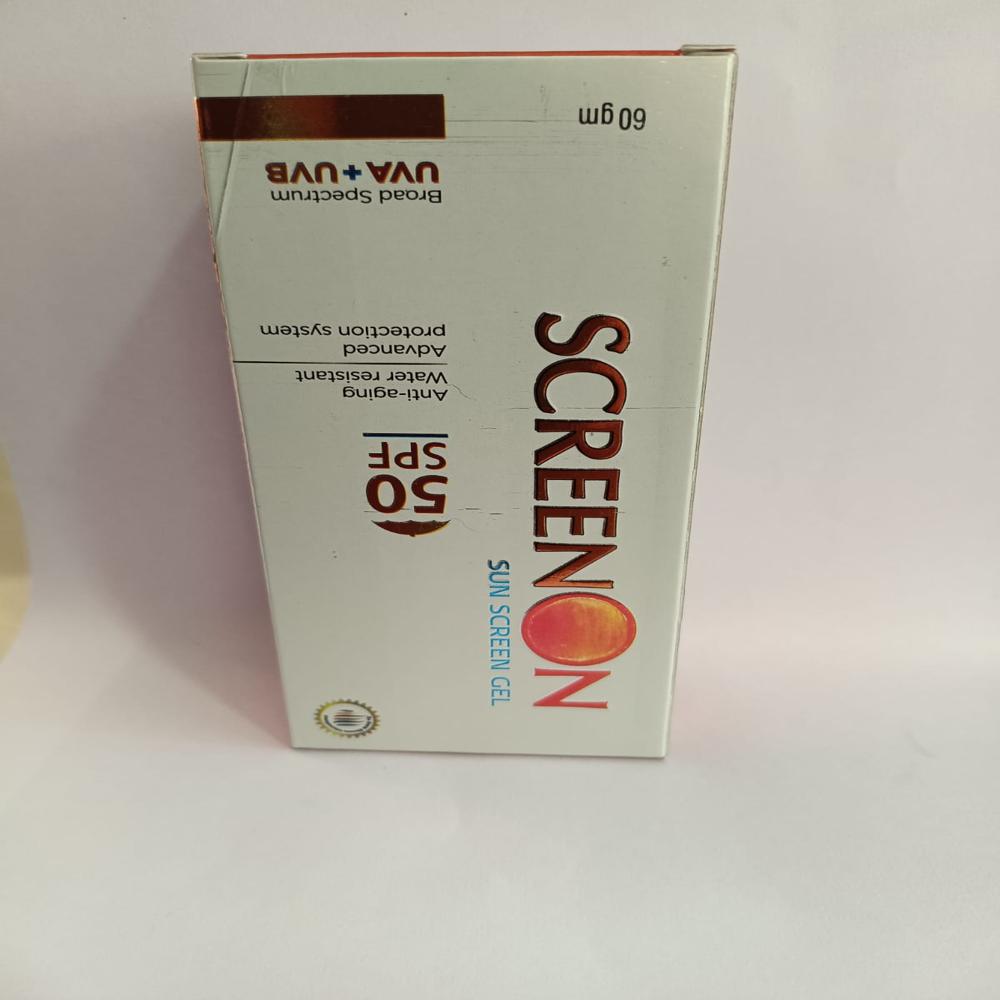 Transparent Screen On Sun Screen Gel