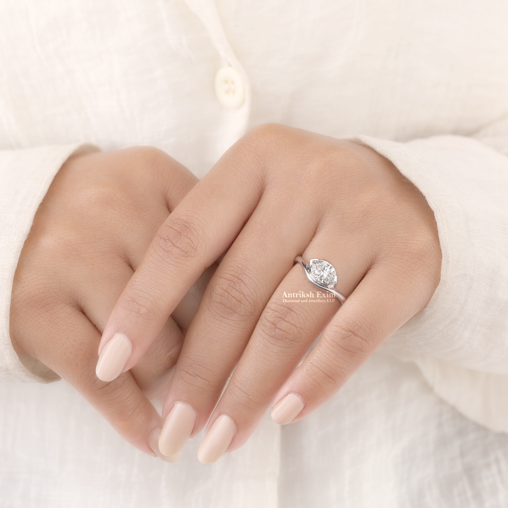 Marquise Cut Diamond Ring