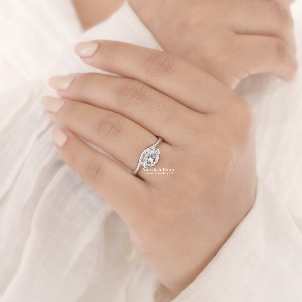 Marquise Cut Diamond Ring