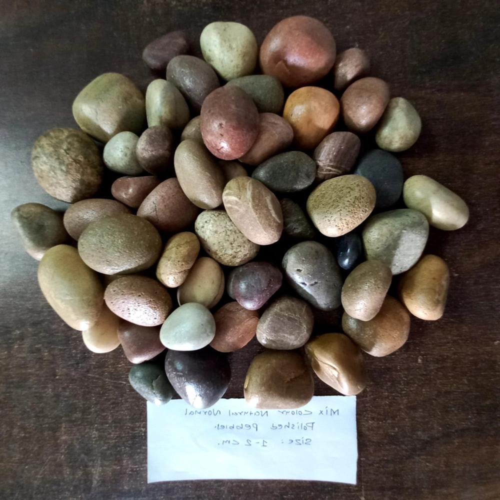 Natural Round River Pebble Stone for Outdoor Pathway Paving Garden Landscaping