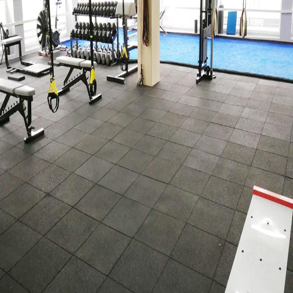 Commercial Grade Rubber Gym Tiles
