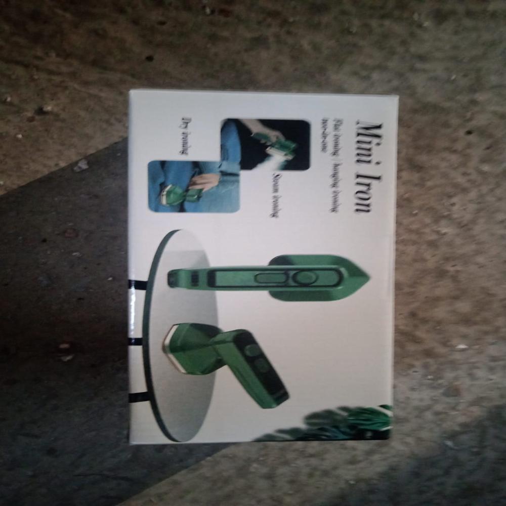 Mini Steamer & Iron: 2-In-1 Portable Travel Friendly - Color: Mix