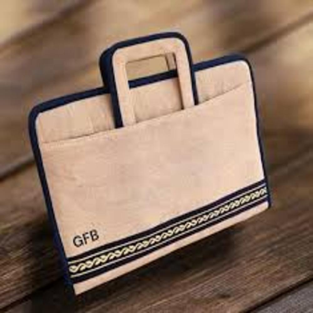 Designer Jute Laptop Bag