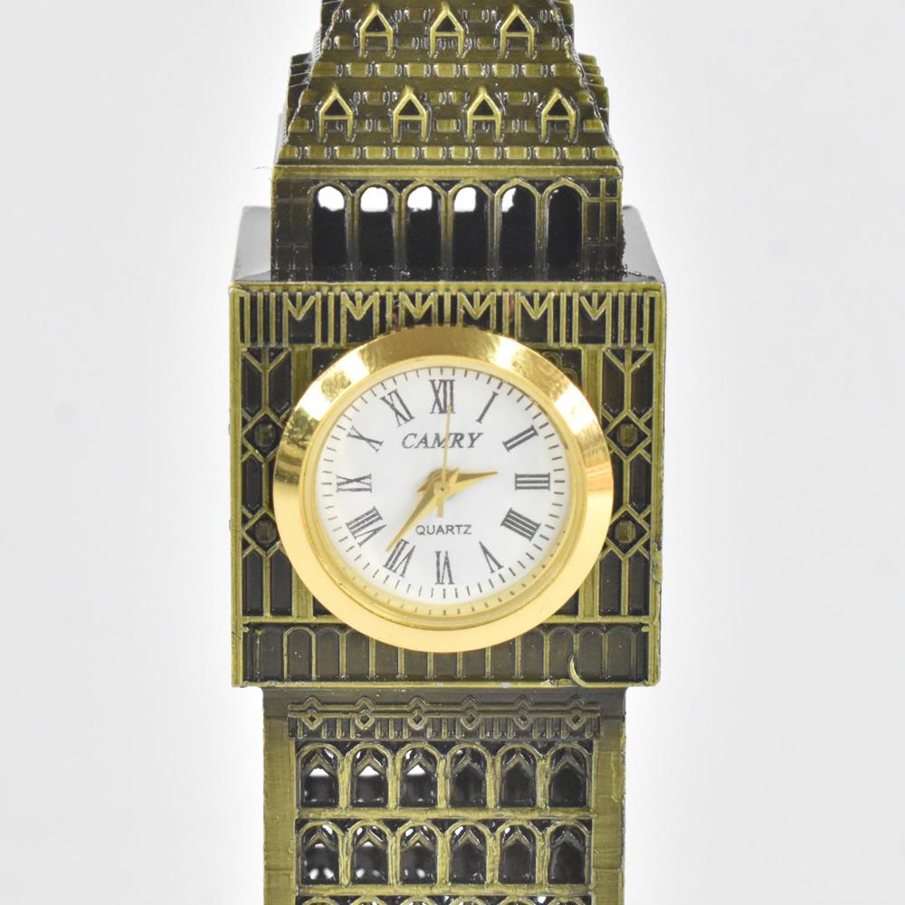 Big Ben London Clock Tower Miniature Metal Statue  Elegant Home Decor Gift