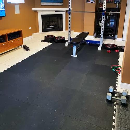 Premium Commercial Rubber Gym Tiles