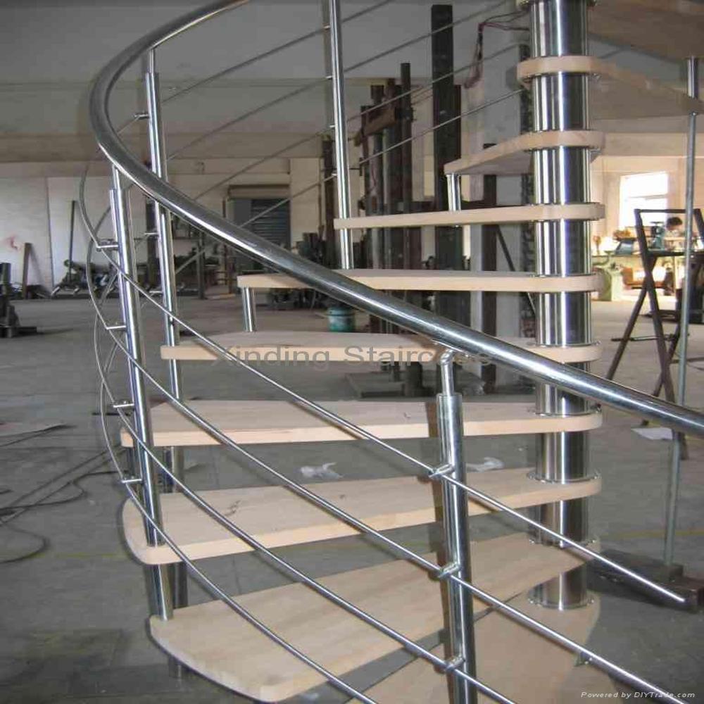 Stainless Steel Spiral Staircase