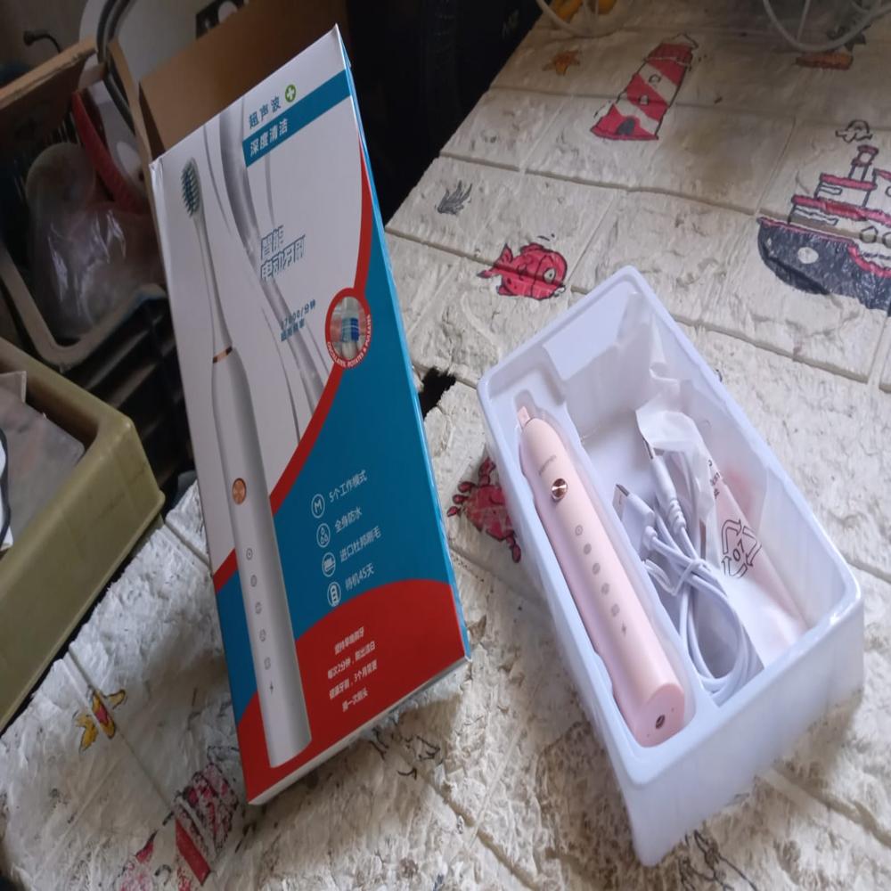 Electric Toothbrush for Adults & Teens  Deep Cleaning with Extra Brush Heads