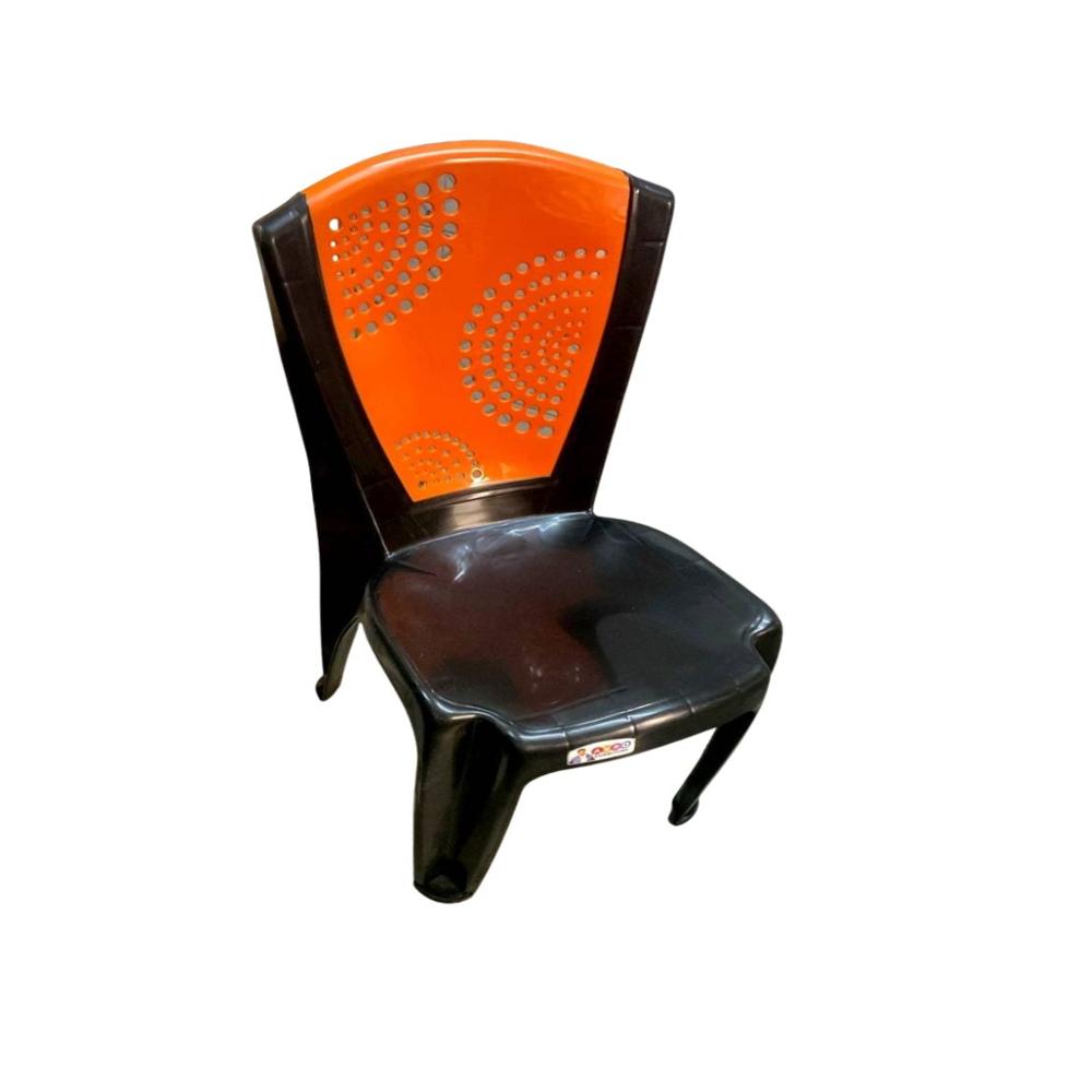Plastic Dining Table And Chair Set - Color: Orange