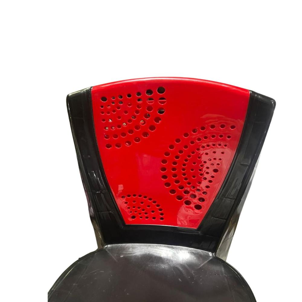 Plastic Dining Table And Chair Set - Color: Orange