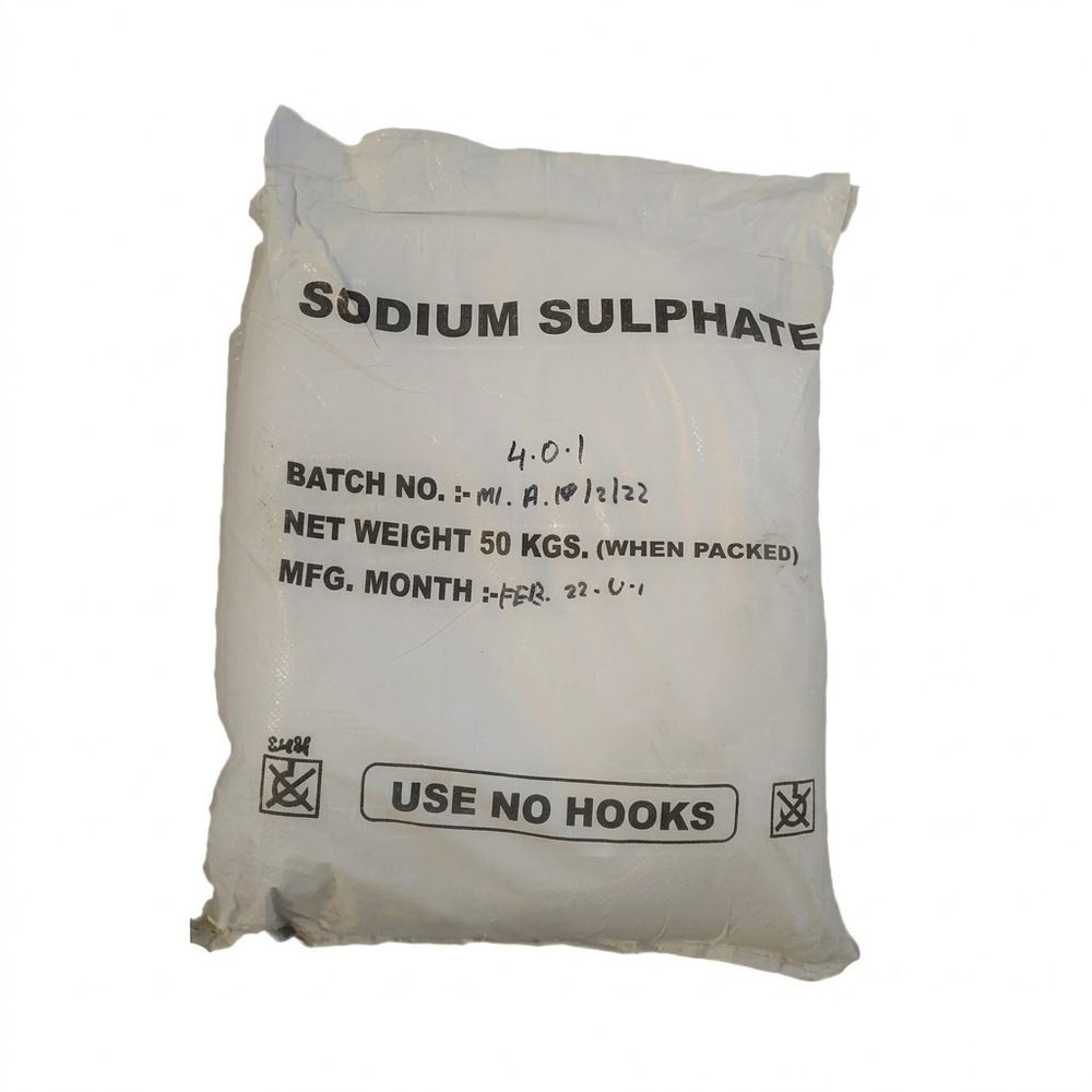 Sodium Sulphate - Naâsoâ, White Powder, 99% Min Purity, 25 Kg Bags, Water Soluble For Detergent Production, Pulp & Paper, Textile Dyeing, Glass Making