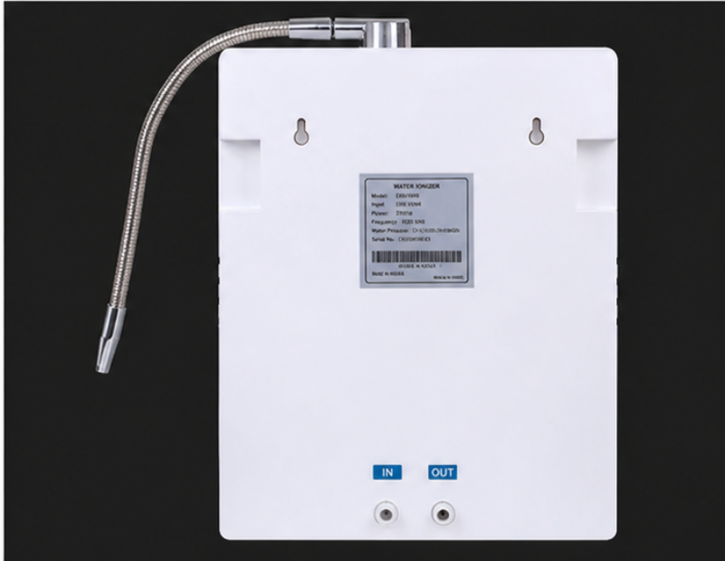 Infinity Miracle Water Ionizer - 5 Platinum-coated Titanium Plates, Auto Cleaning, Wall Mounted Or Tabletop Design, Smart Filter Technology, Large Lcd Panel With Voice Guidance