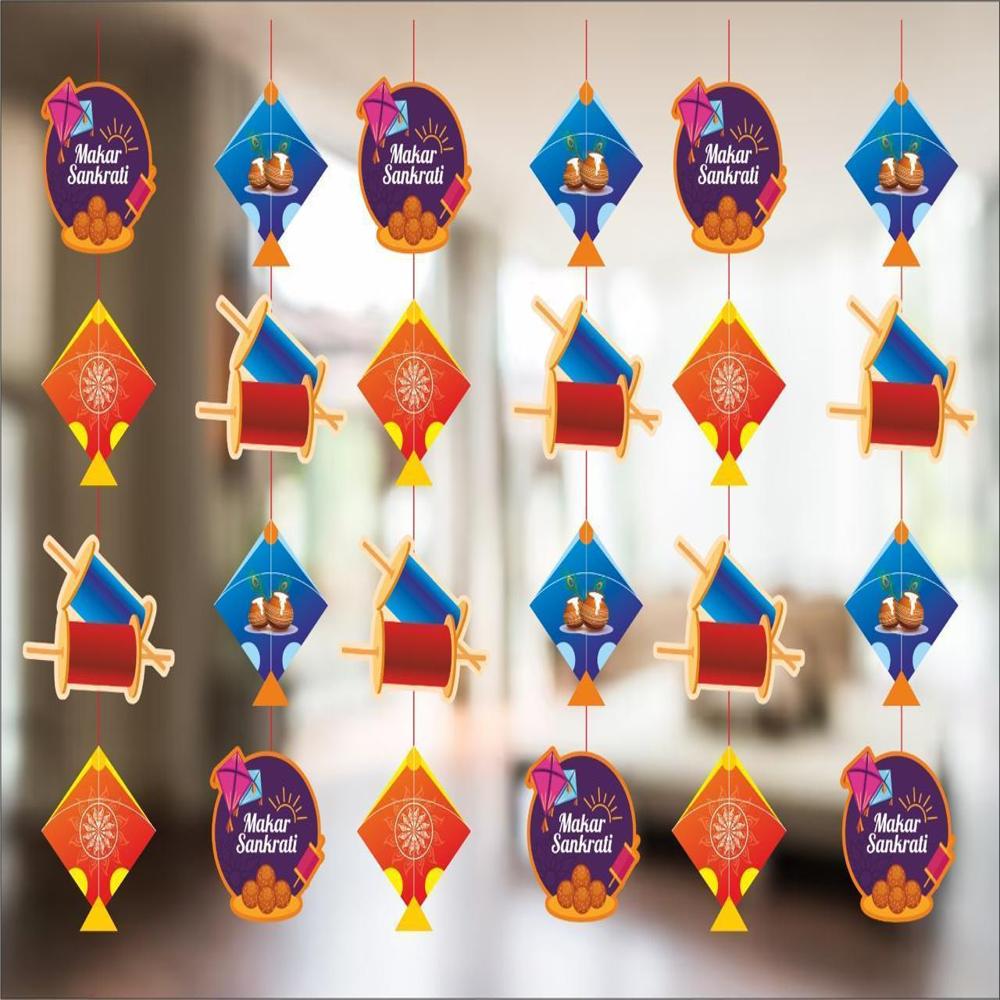 Kite Hanging for Makar Sankranti