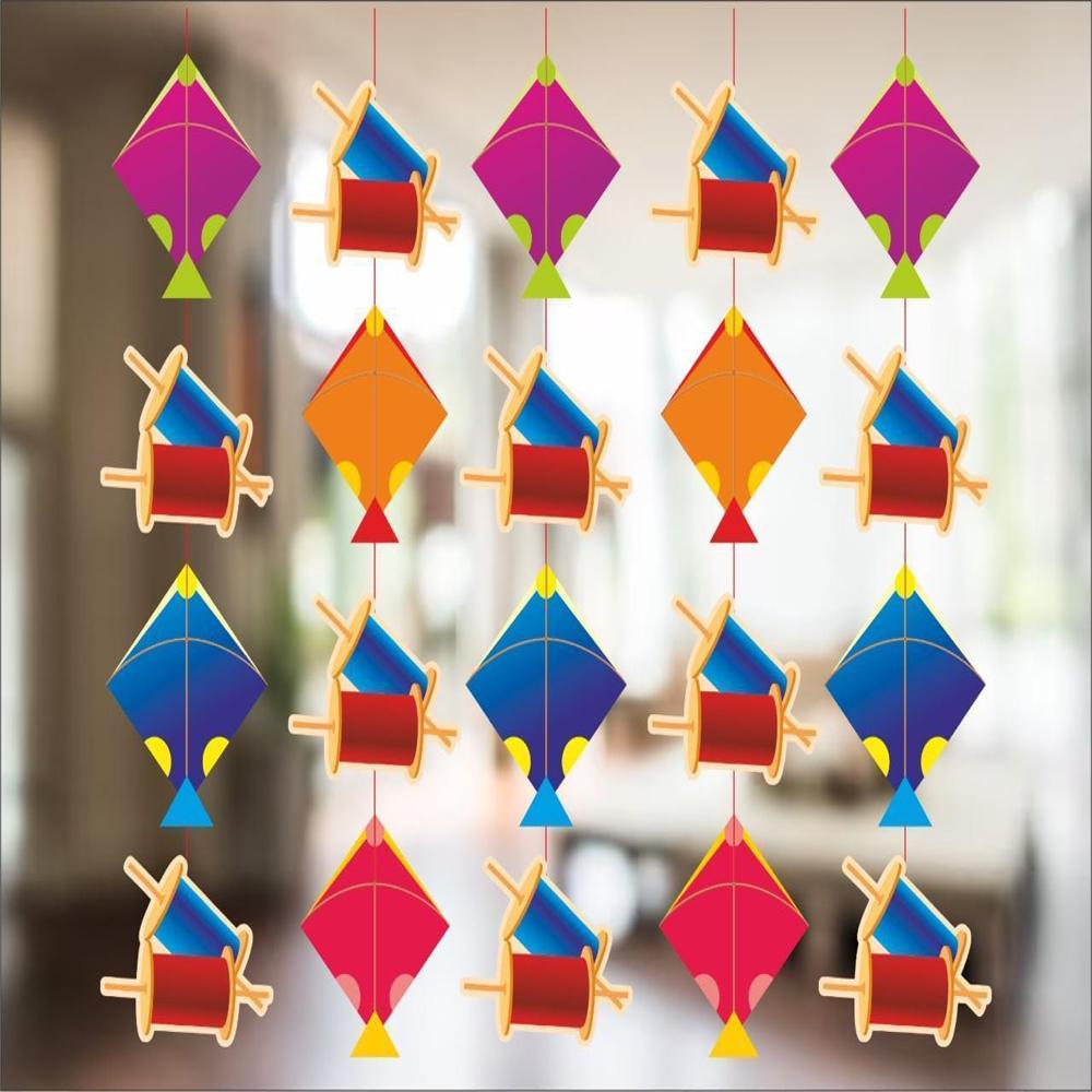 Kite Hanging for Makar Sankranti