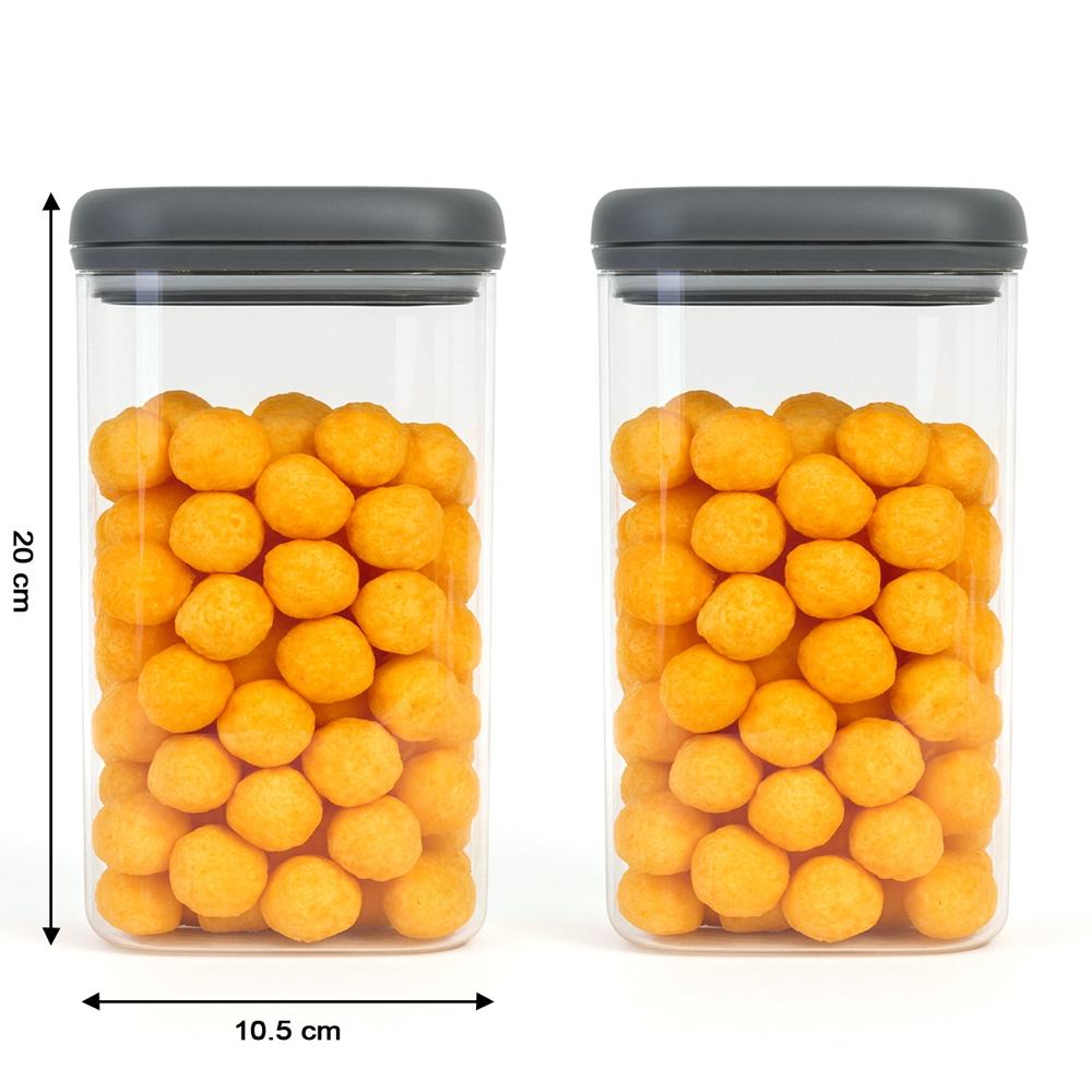 Supermom Airtight Kitchen Storage Containers  (2 Pc Set / 1500 ml)