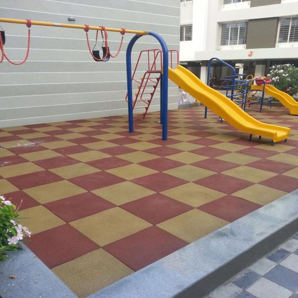 High Impact Rubber Gym Flooring Tiles