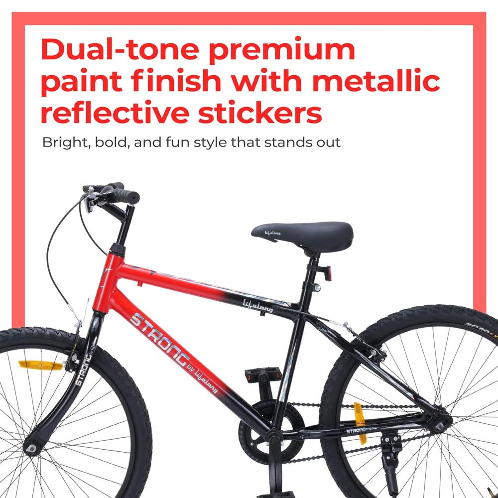 Lifelong Strong 24T Kids Bicycle | Single Speed Cycle for Boys 