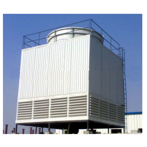 Induced Draft Square Type Cooling Tower - Color: Green