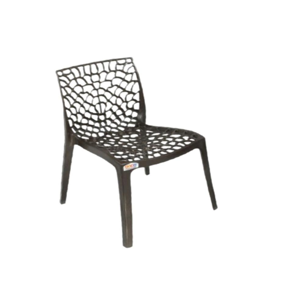 PLASTIC ROUND DINING TABLE AND CHAIR SET