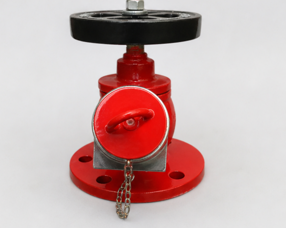 Ci Single Headed Fire Hydrant Valve - Mild Steel, High Pressure Resistant | 1-year Warranty, Easy Install Design, Various Colors Available