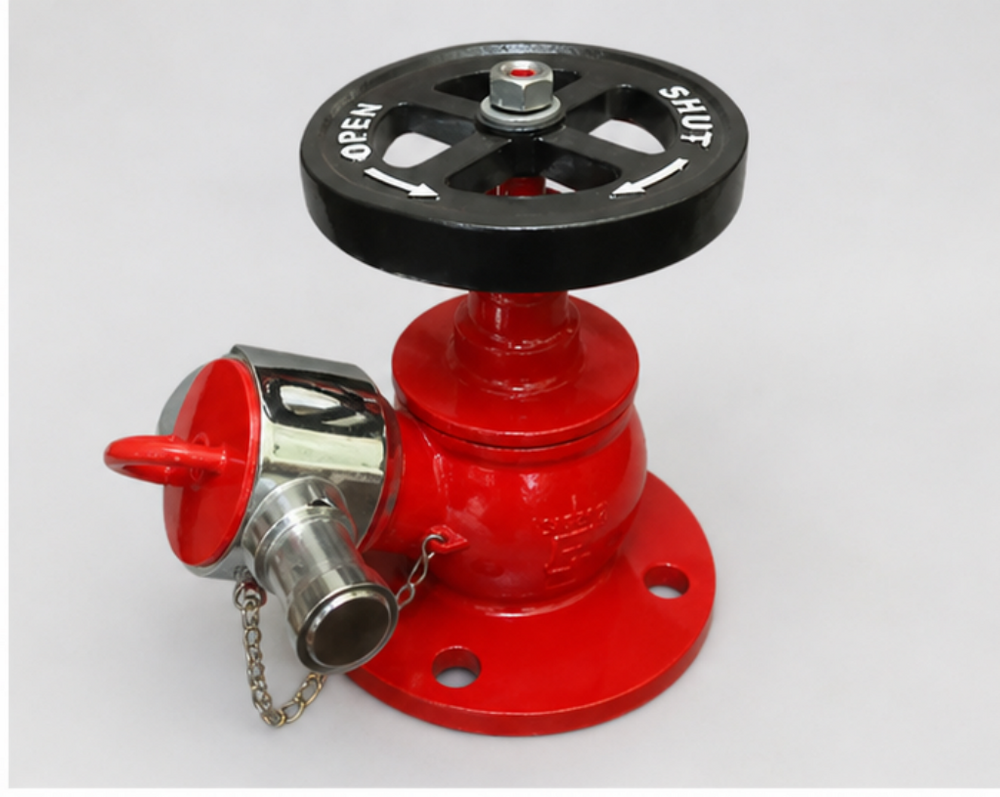 Ci Single Headed Fire Hydrant Valve - Mild Steel, High Pressure Resistant | 1-year Warranty, Easy Install Design, Various Colors Available