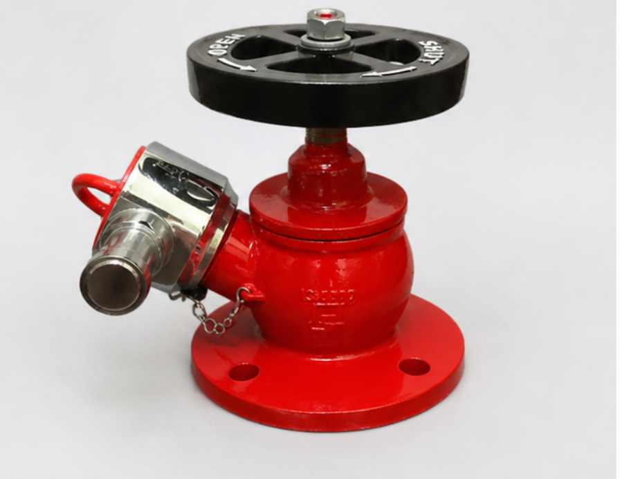 Ci Single Headed Fire Hydrant Valve - Mild Steel, High Pressure Resistant | 1-year Warranty, Easy Install Design, Various Colors Available