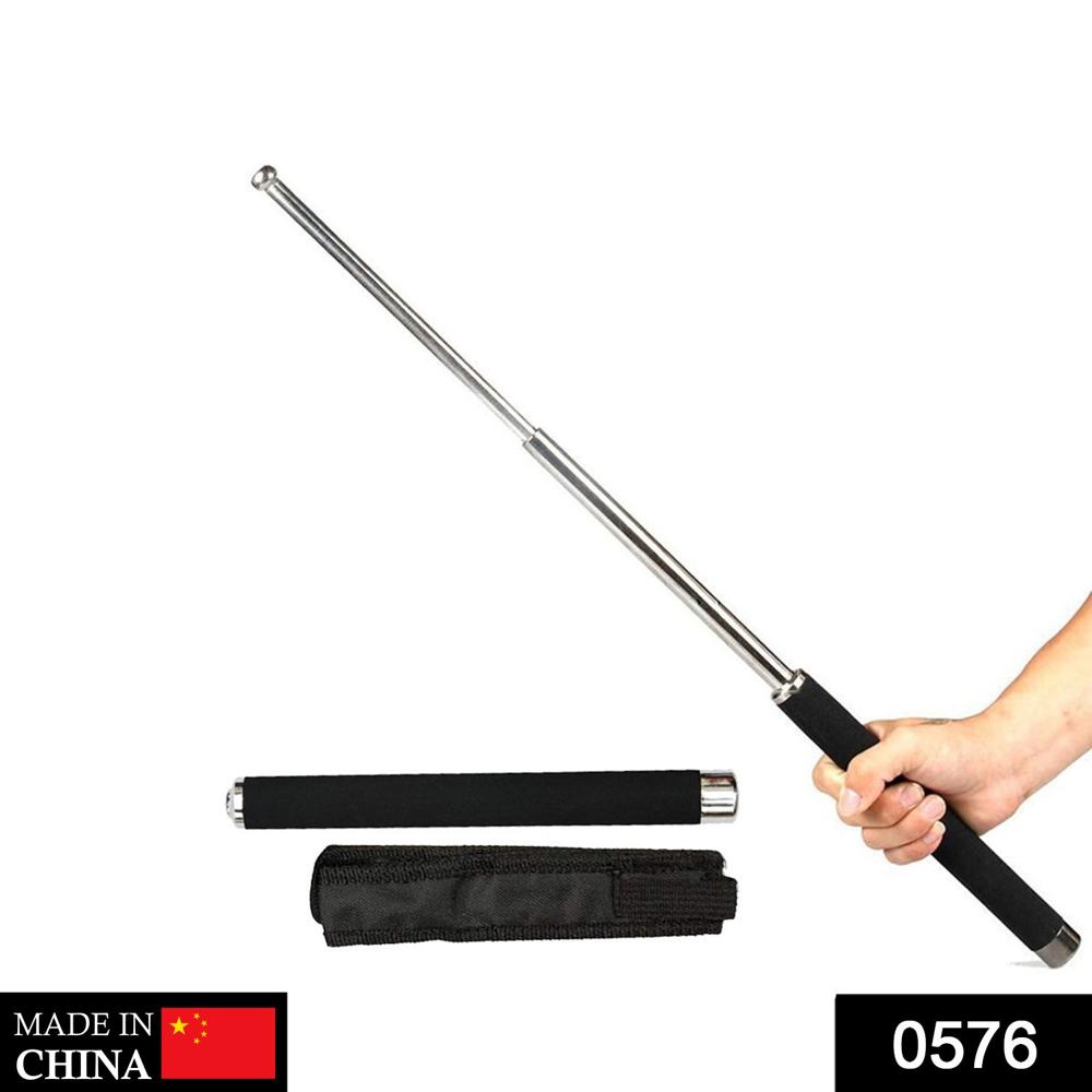 Multi-Function Collapsible Self Defense Stick Extended - Color: Mix