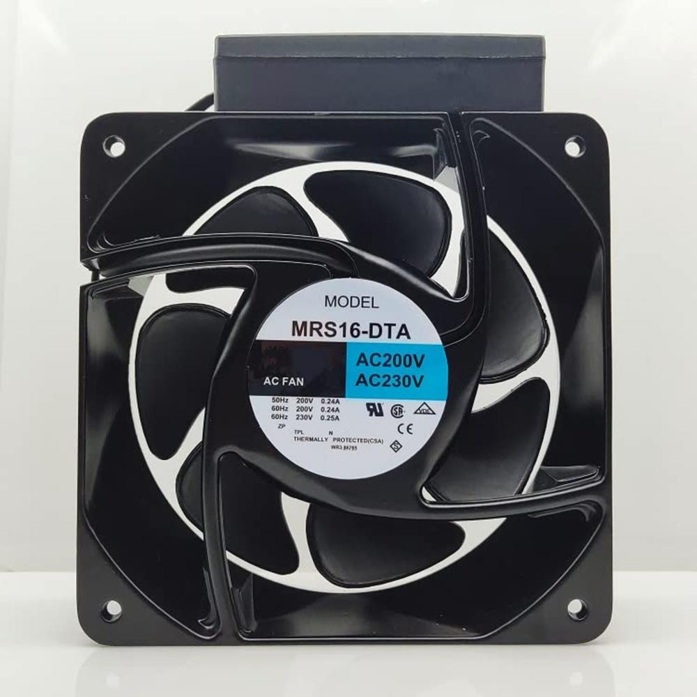 ORIX MRS16-DTA 200V AC 0.24A 16062mm Ball Bearing Industrial Inverter Axial Cooling Fan