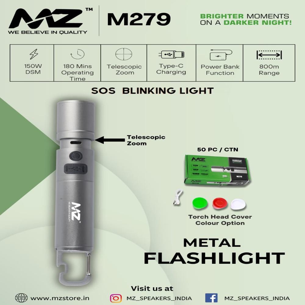 MZ M279 METAL FLASHLIGHT