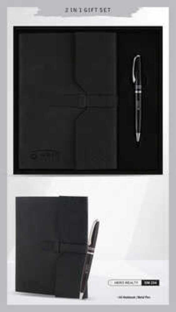 DM232 Honda A5 Notebook And Metal Pen 2 In 1 Gift Set