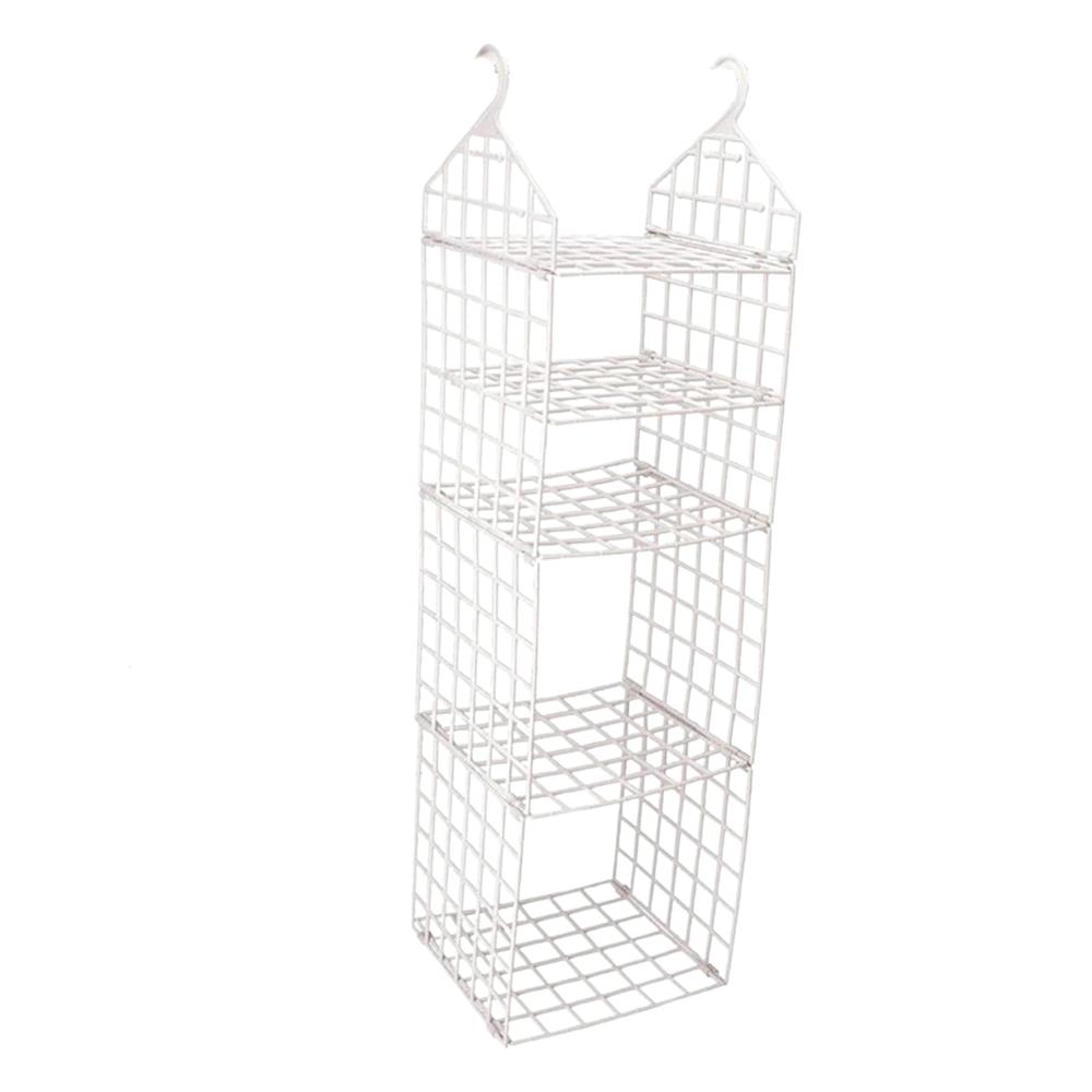 Multipurpose 5 Layer Folding Clothes Storage Racks - Color: Mix