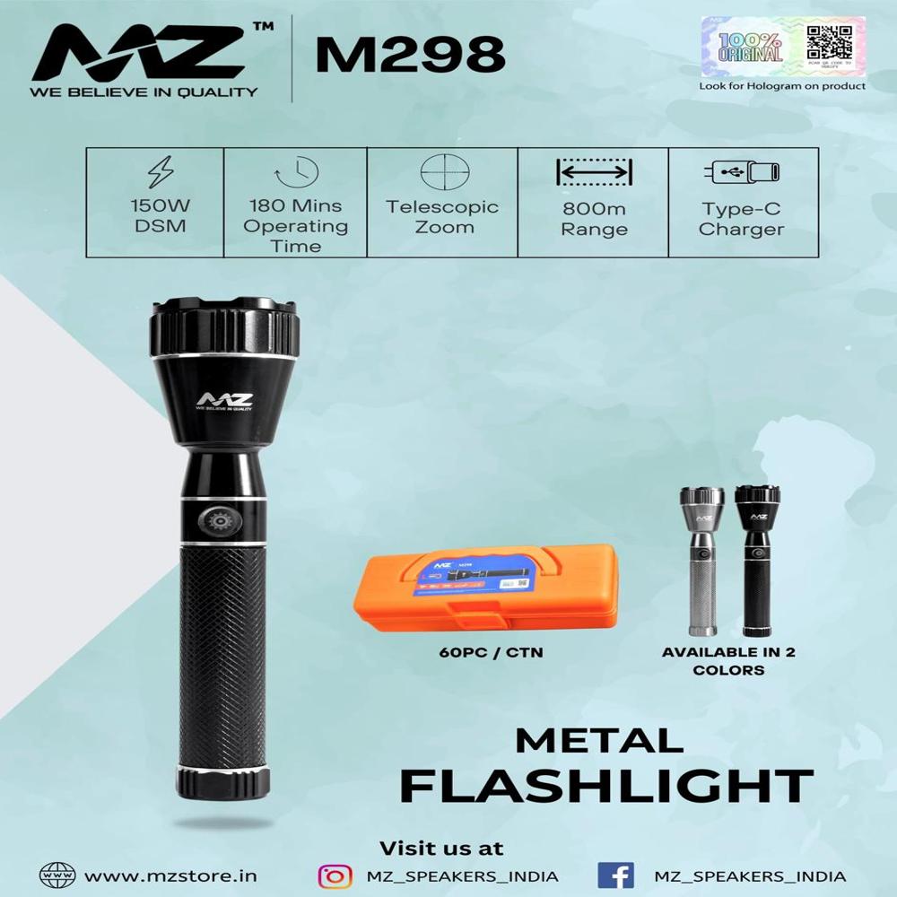 MZ M298 METAL FLASHLIGHT