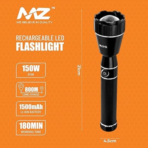 MZ M298 METAL FLASHLIGHT