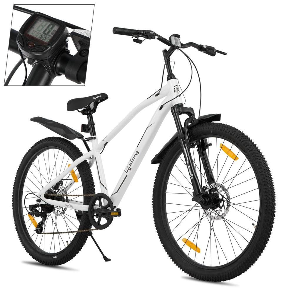Lifelong Gear Cycle for Men & Women MTB 26T with Dual Disc Brake -