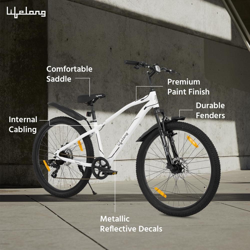 Lifelong Gear Cycle for Men & Women MTB 26T with Dual Disc Brake -